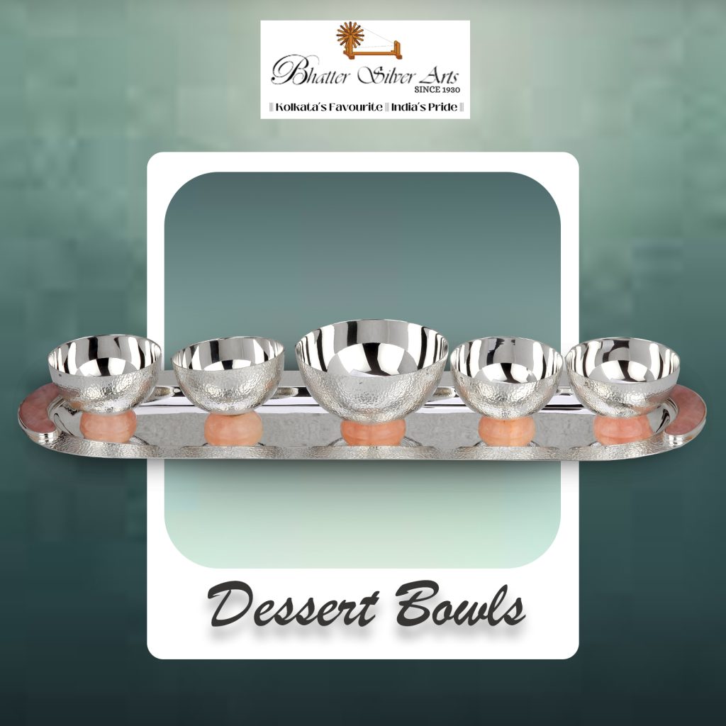 Dessert Bowl Set with Quartz